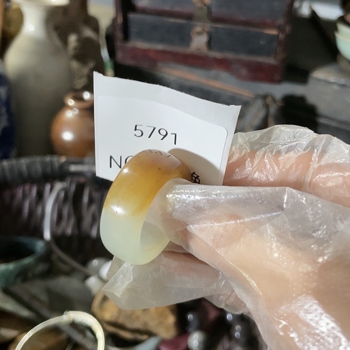 青***影瓷片5791号工艺品
