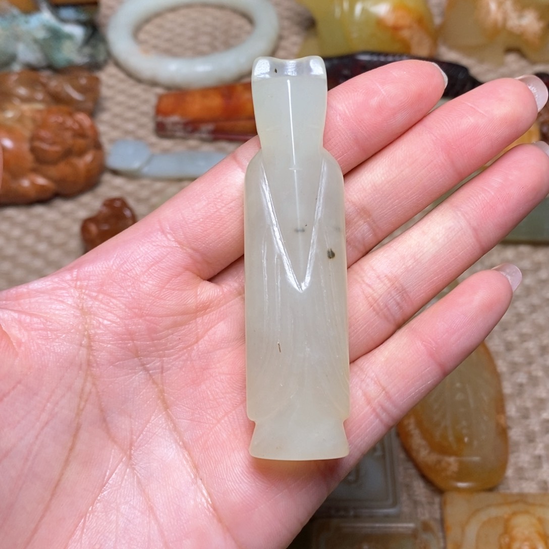 白玉菩提吊坠白玉菩提白玉菩提摆件