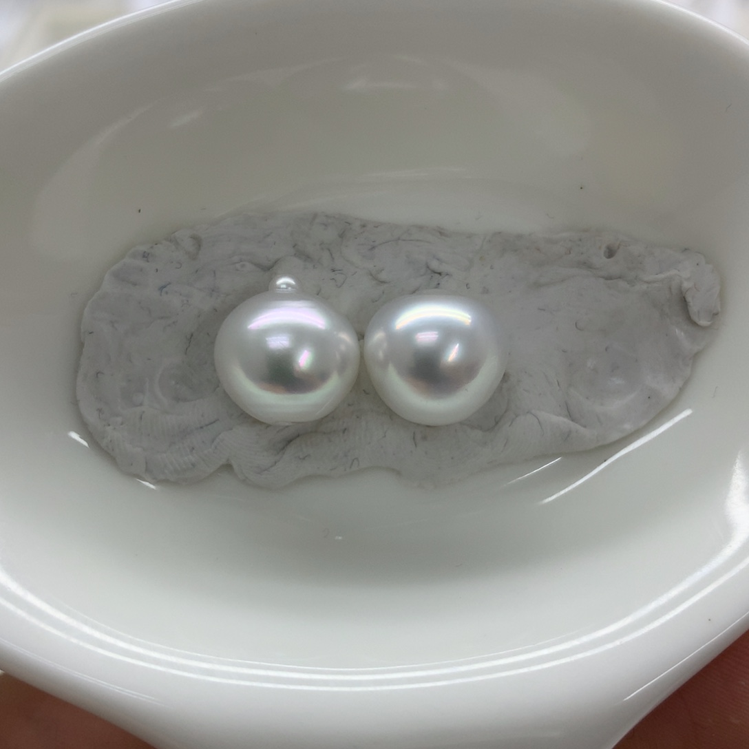 未镶嵌海水珍珠裸珠10-11mm梅