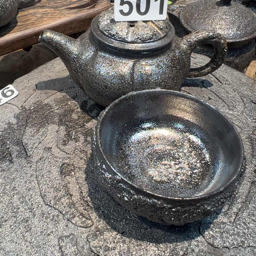 瓷片C*501荥经黑砂荥经黑砂