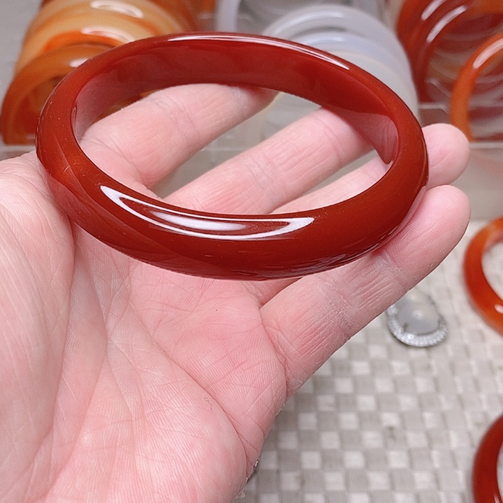 玛瑙/玉髓手镯未镶嵌蓝*