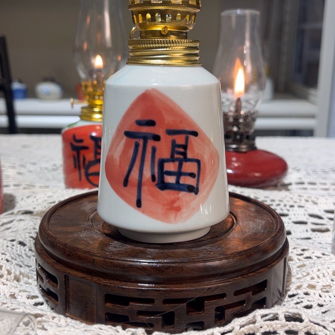 摆件景德镇陶瓷香薰灯