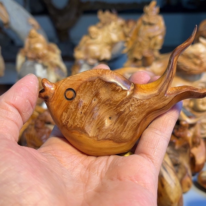 用***0柏木（崖柏）根雕工艺摆件