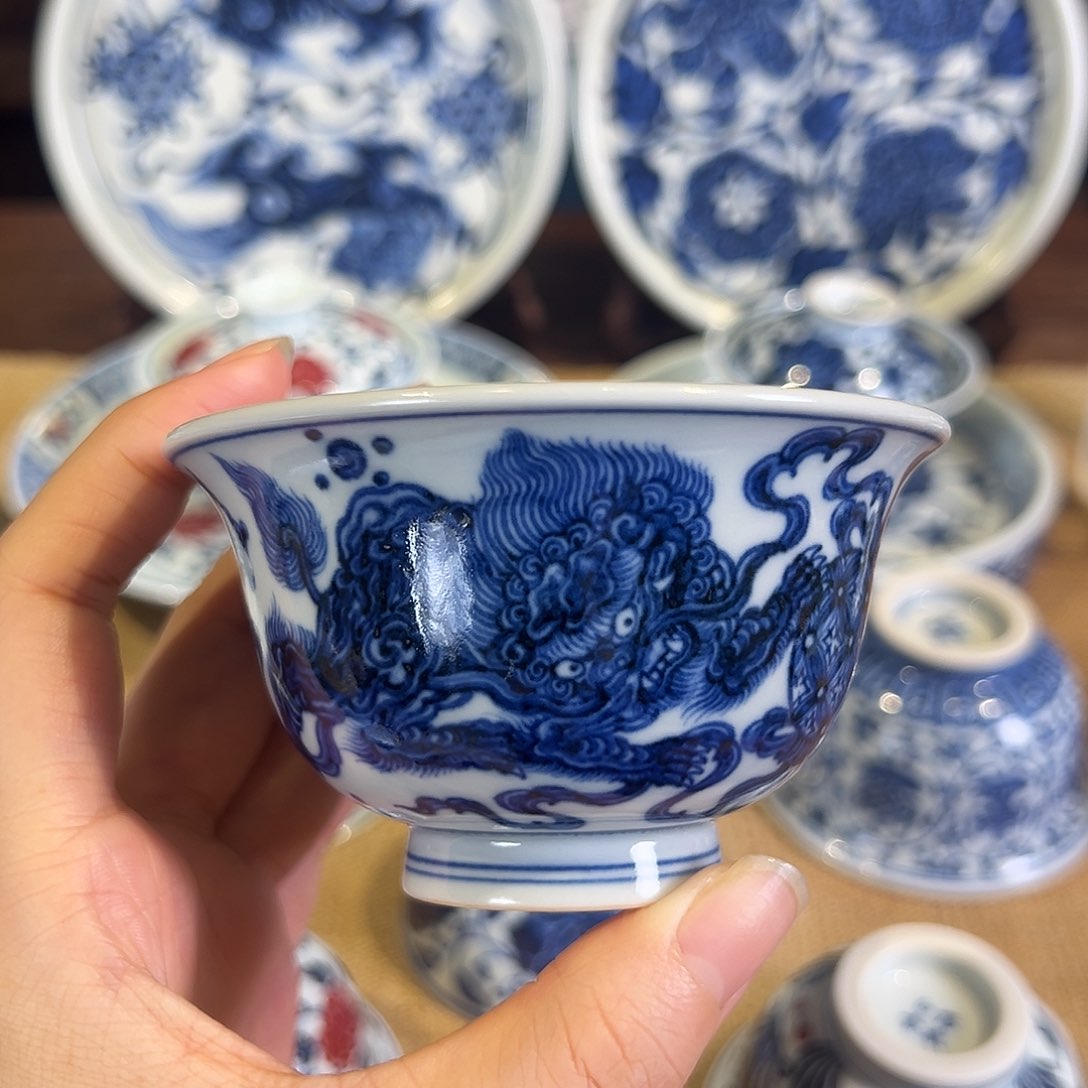 青成弘器柴窑压手杯