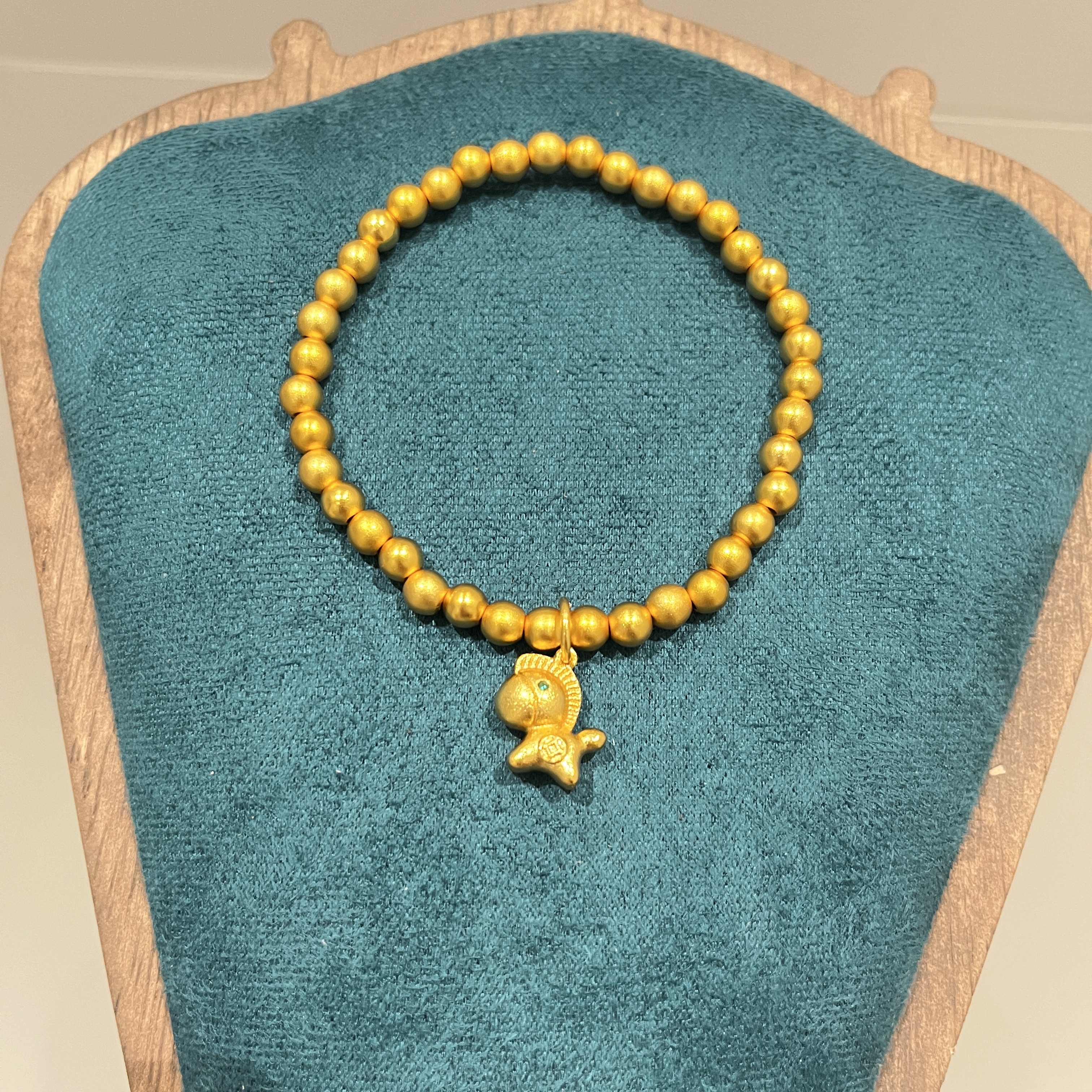 铜合金合成锆石项链 铜合金小马新款前程似锦手链时尚百搭