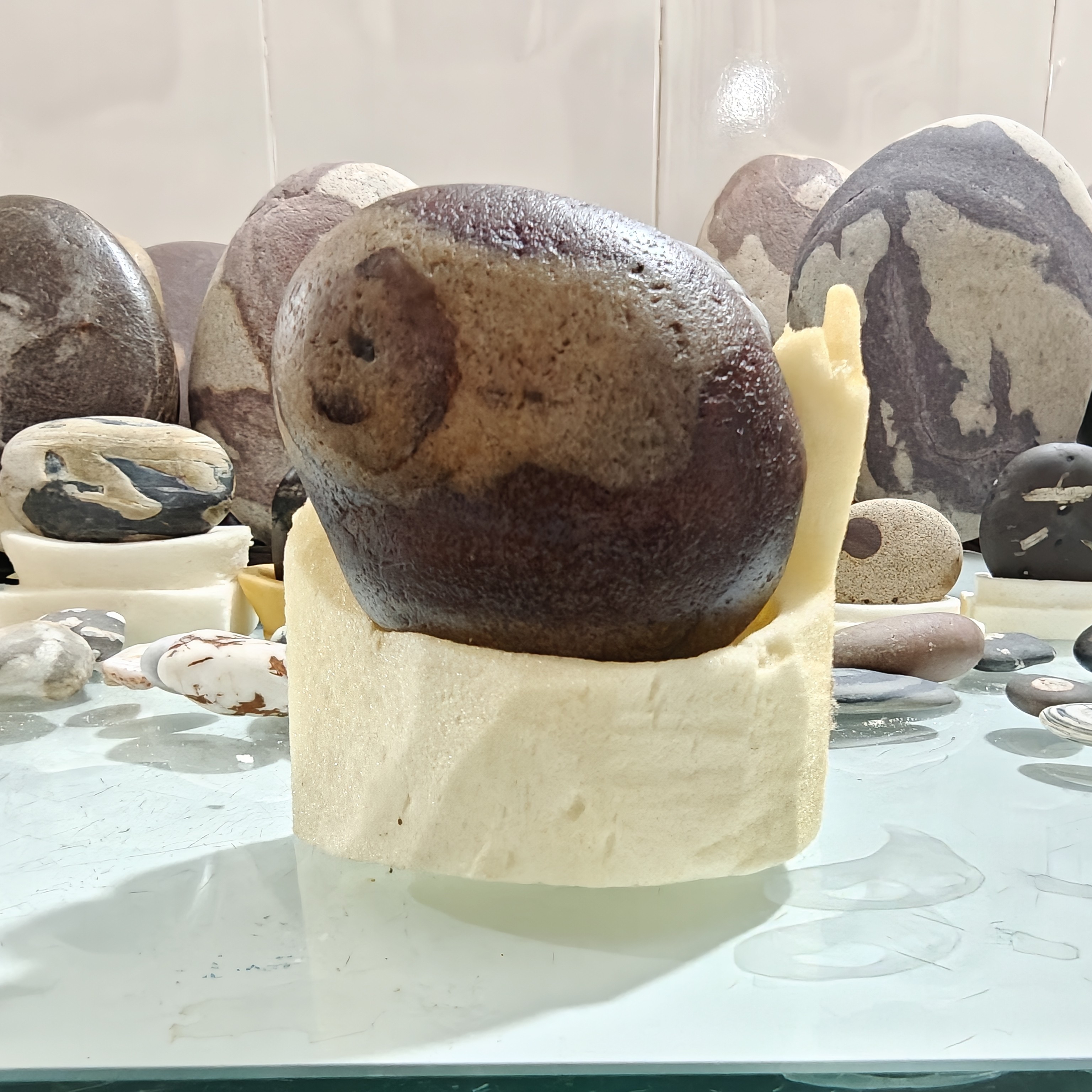 长江石(生态原石)奇石摆件