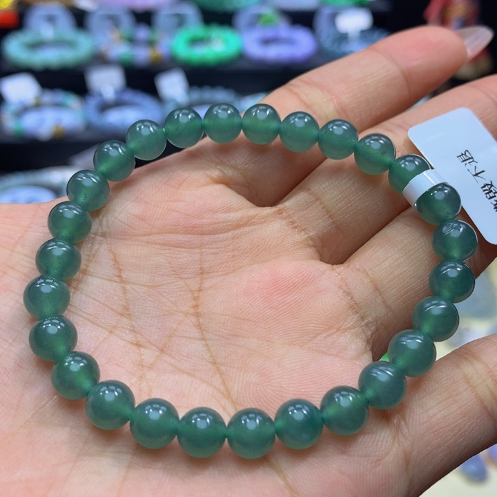 翡翠手链未镶嵌翡翠6.8