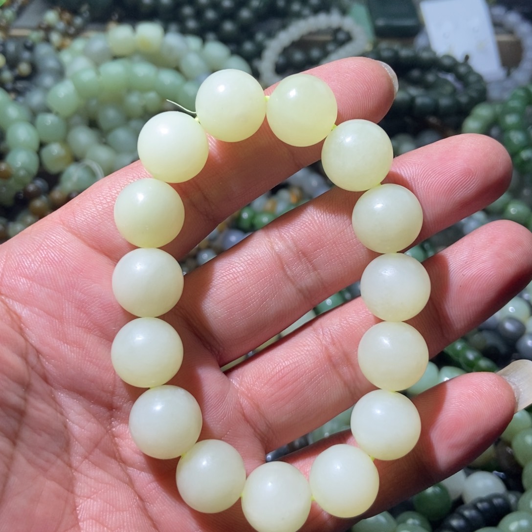 和田玉手链未镶嵌