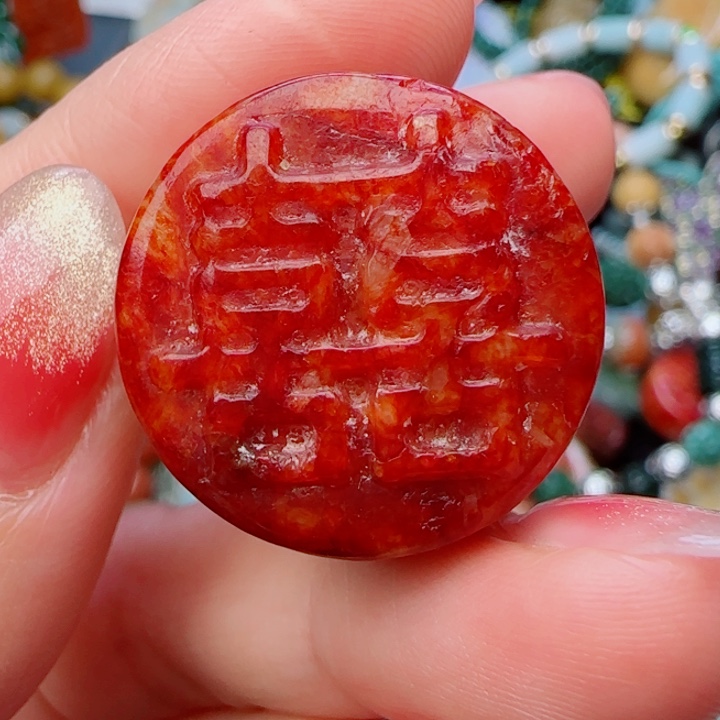 翡翠颈饰未镶嵌天然A货29
