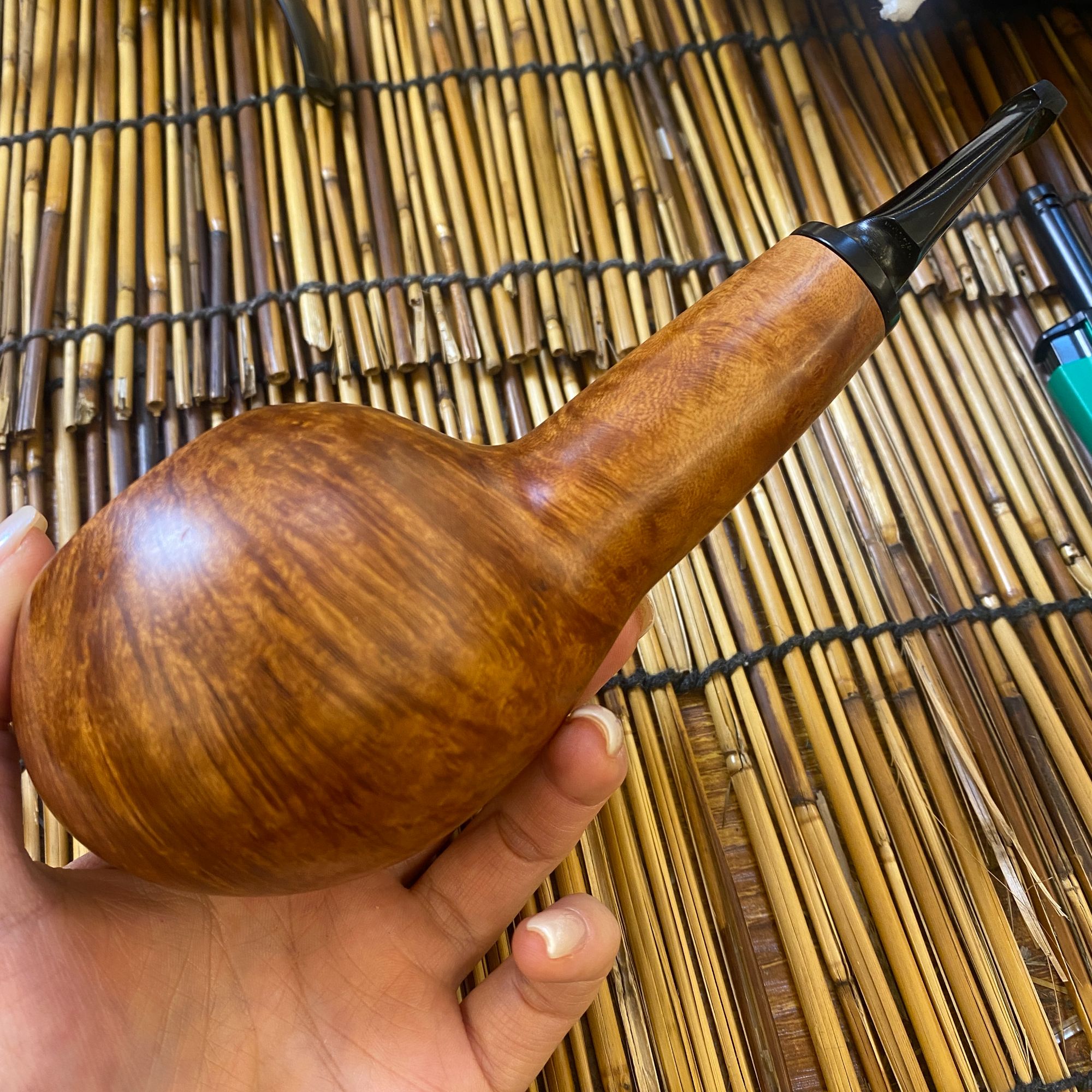 石楠根瘤手工烟斗 大器型