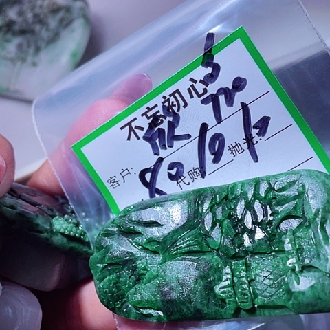 欣***嘟翡翠未镶嵌颈饰缅甸