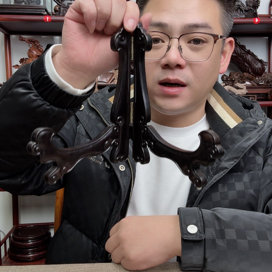 大叶紫檀工艺品底座