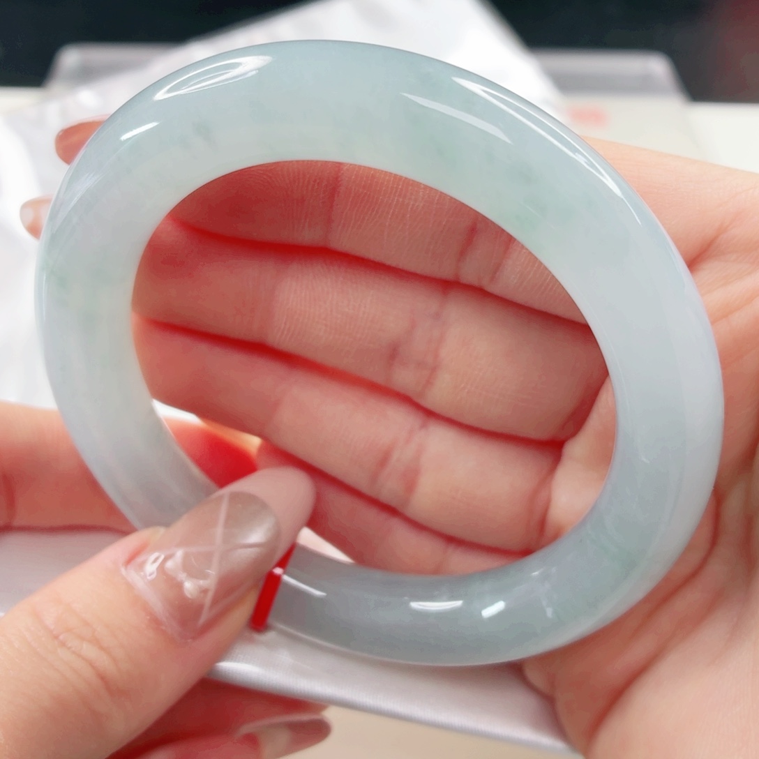 翡翠未镶嵌手镯57x122