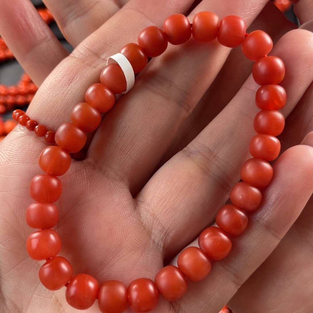 南红玛瑙未镶嵌手链妞7