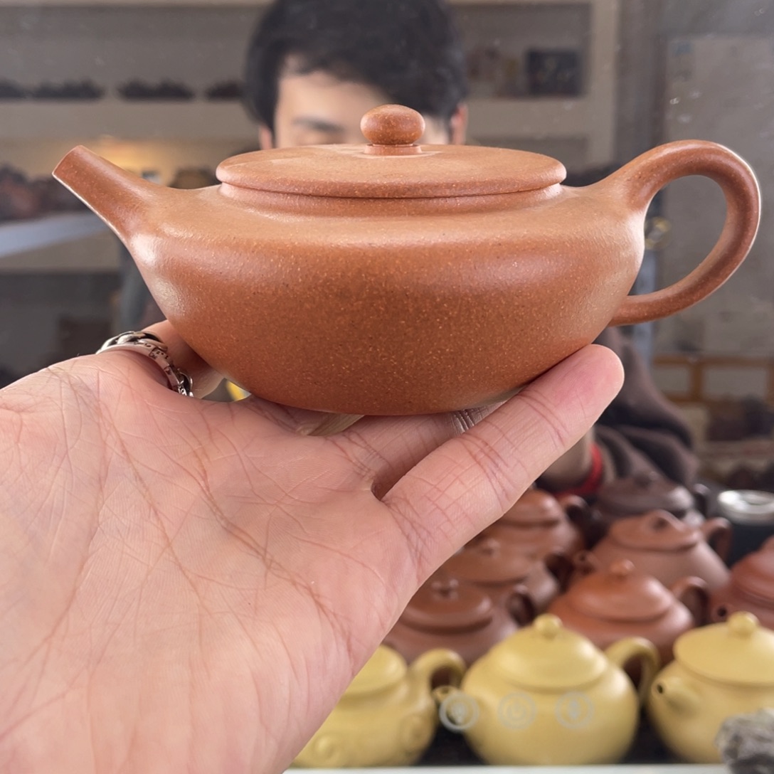 紫砂茶壶200cc黄降坡茶壶