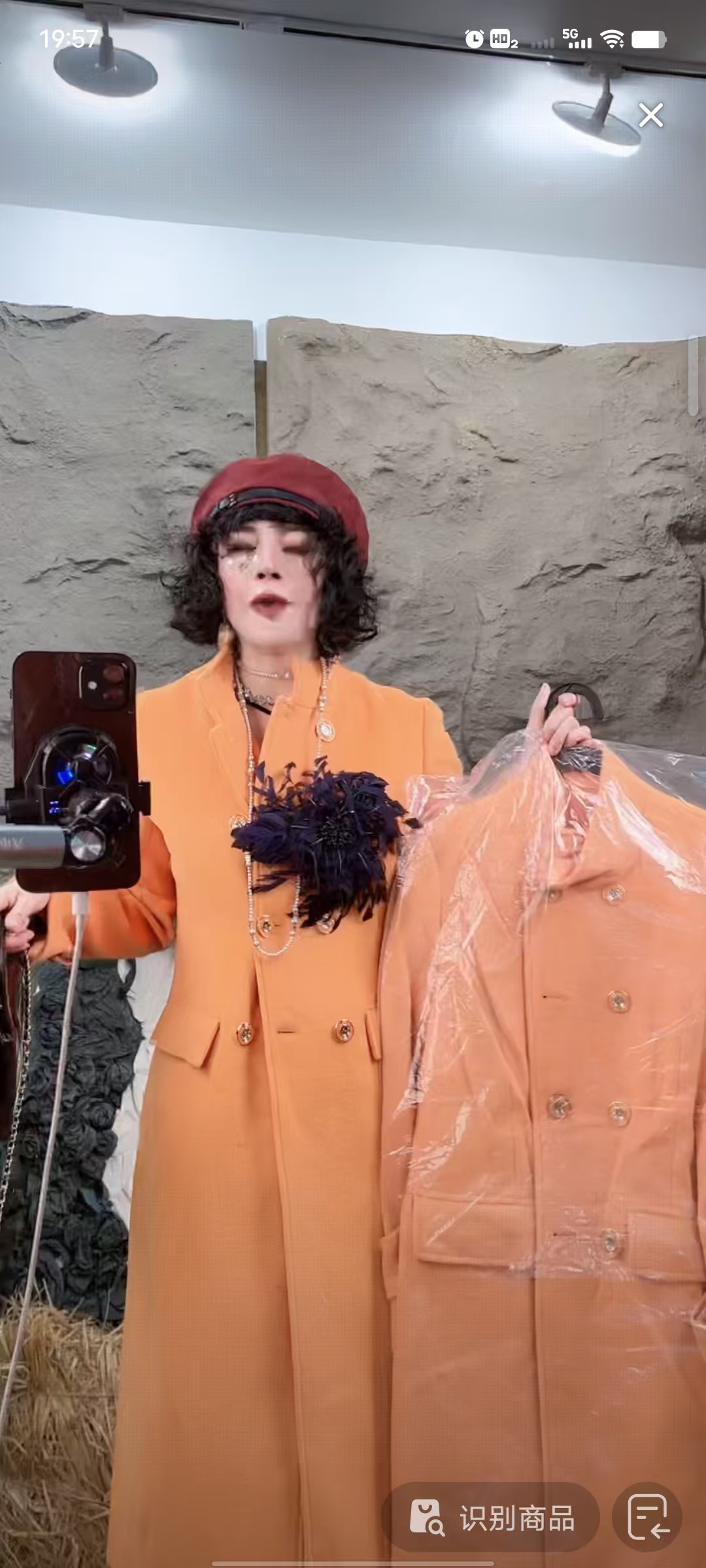 15-毛呢外套女款冬季街头风女极简风长袖长款中长款