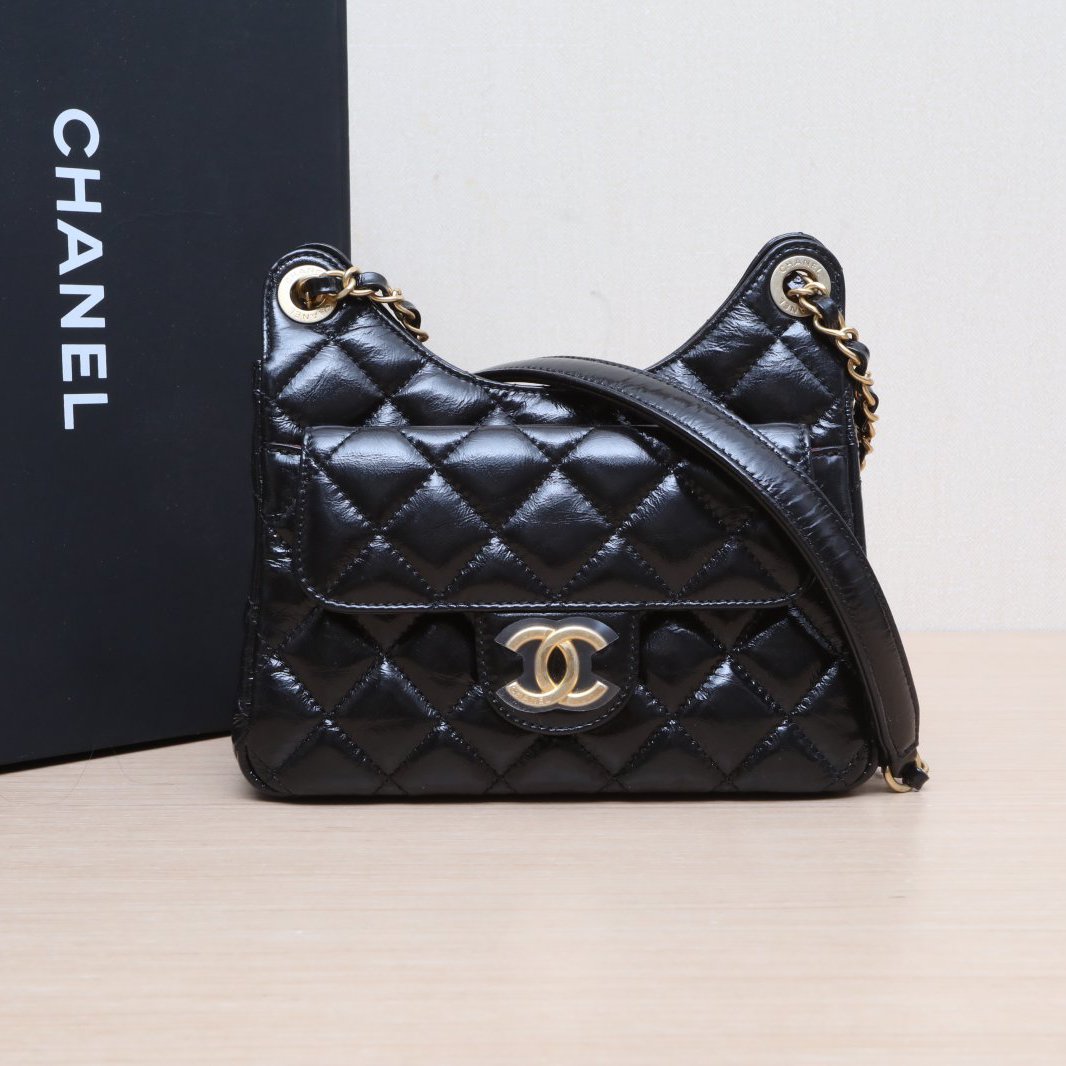 99新 Chanel/香奈儿  天猫精灵嬉皮包 小号 芯片开 P254109052
