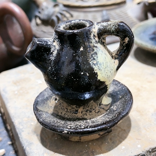 瓦当摆件摆件茶桌茶台陶瓷用****4