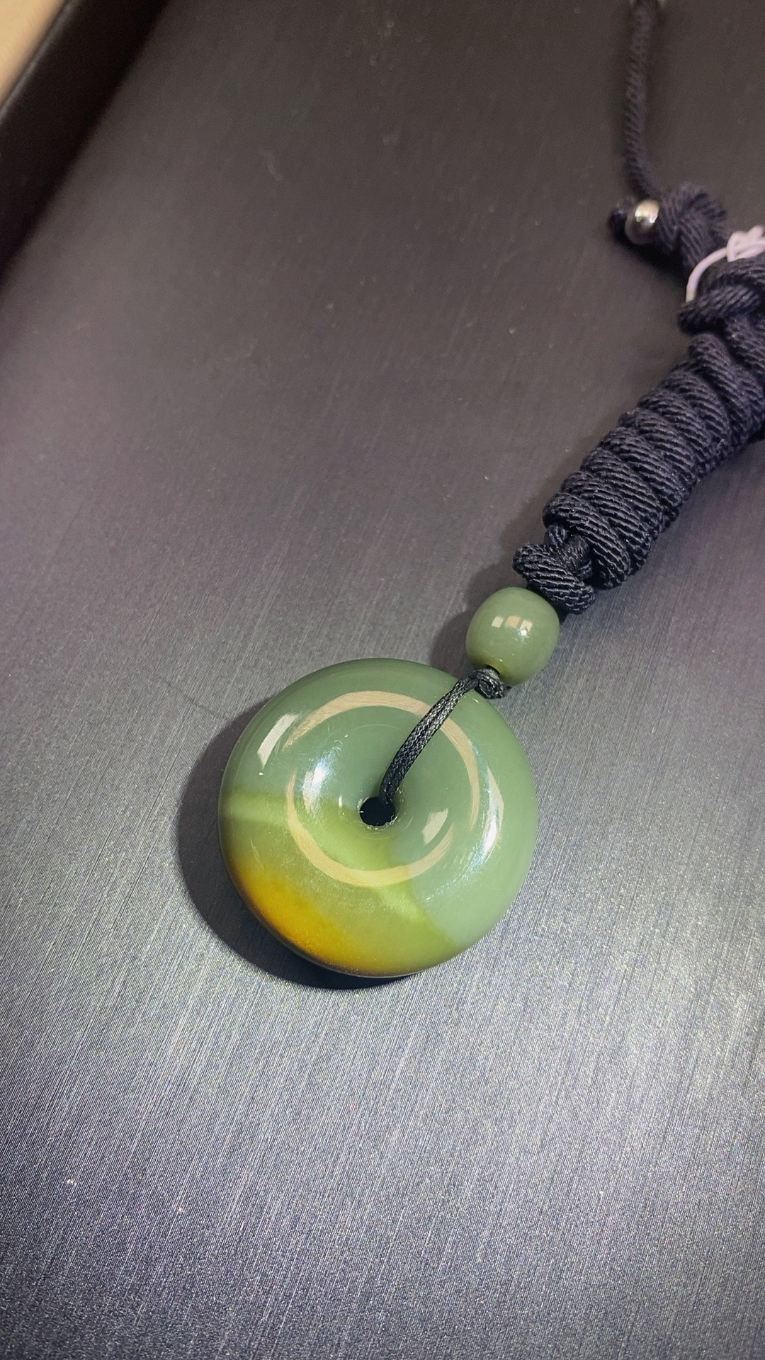 析木河磨玉平安扣