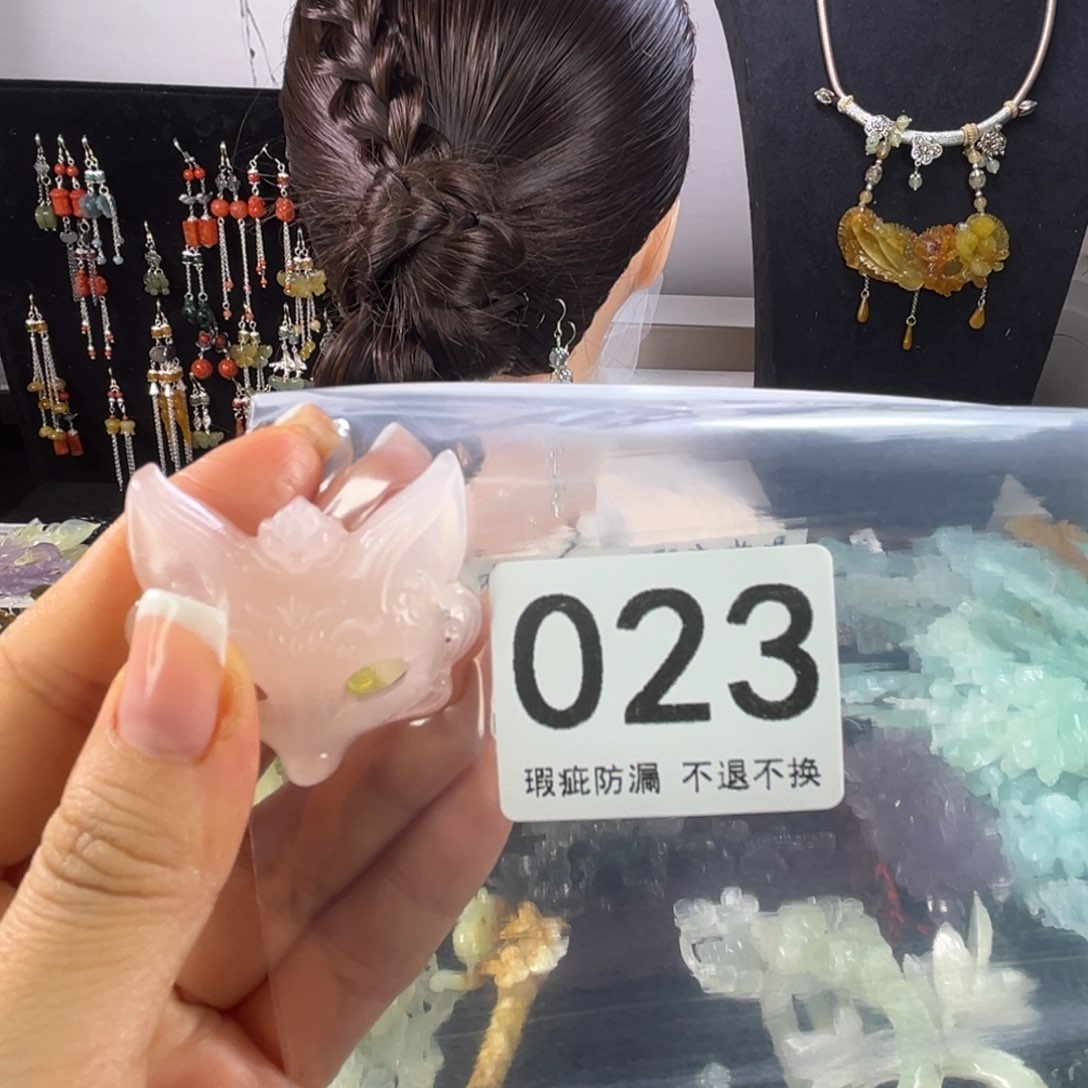 未镶嵌岫玉发饰↠***↞