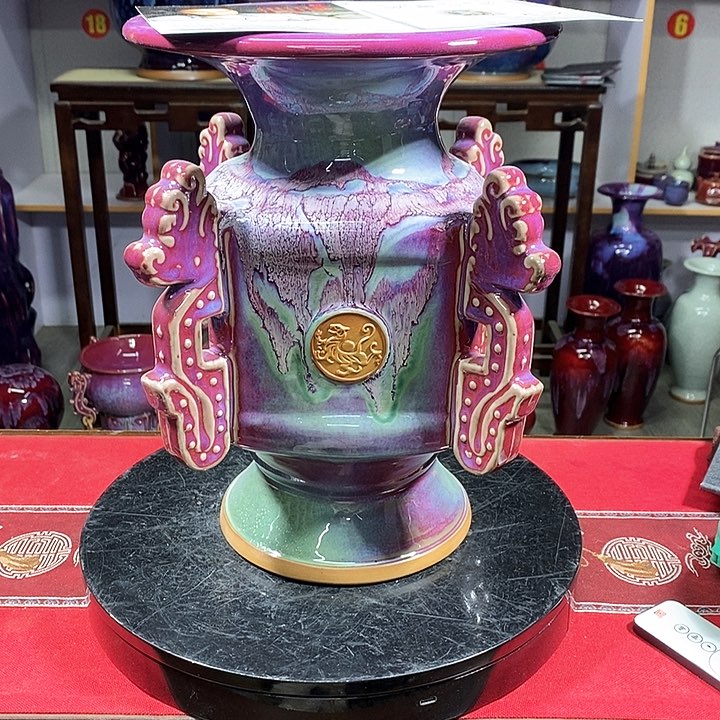 瓶中国神垕精品钧瓷