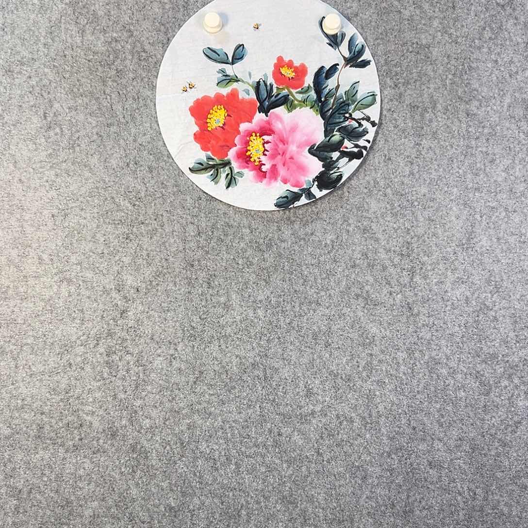 国画636 花鸟在此处飞翔也不太方便呀