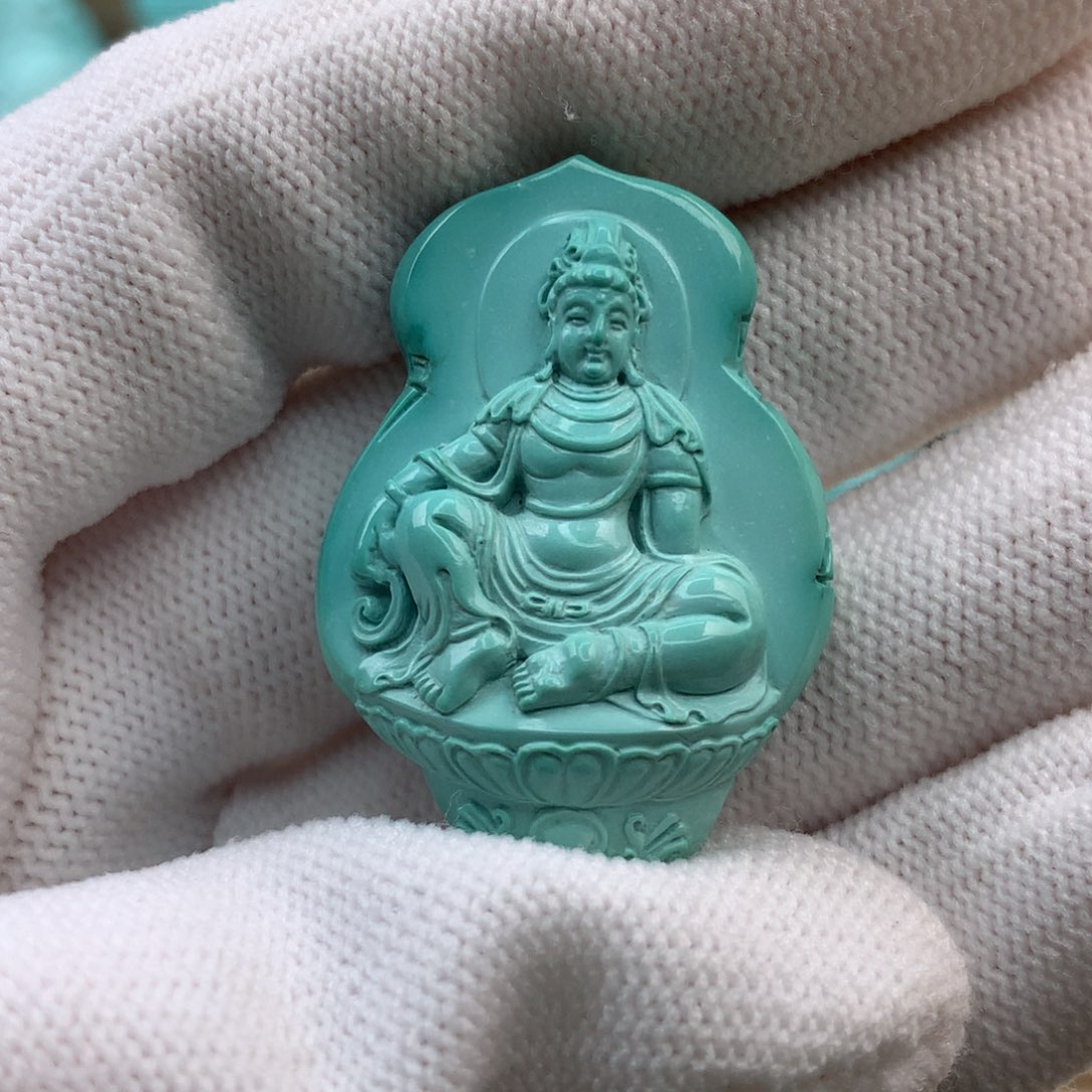 绿松石珠宝玉石未镶嵌