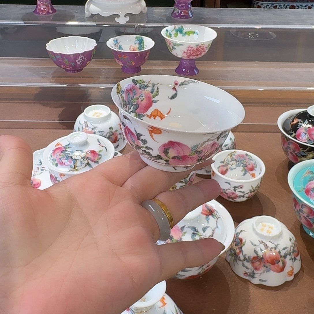 珐琅彩差价茶具都茶具