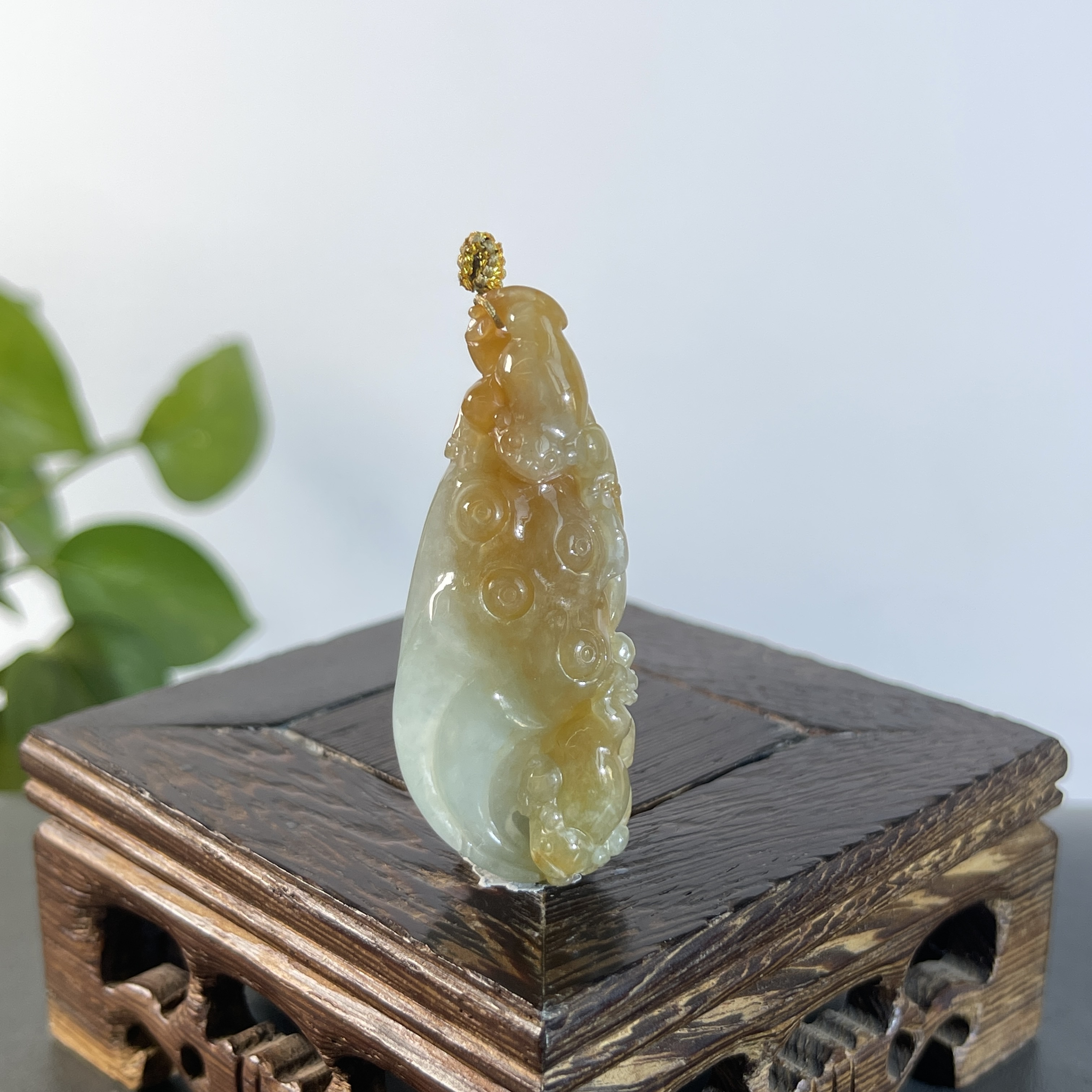 JXA02-117 天然缅甸A货翡翠 蓬荜生辉