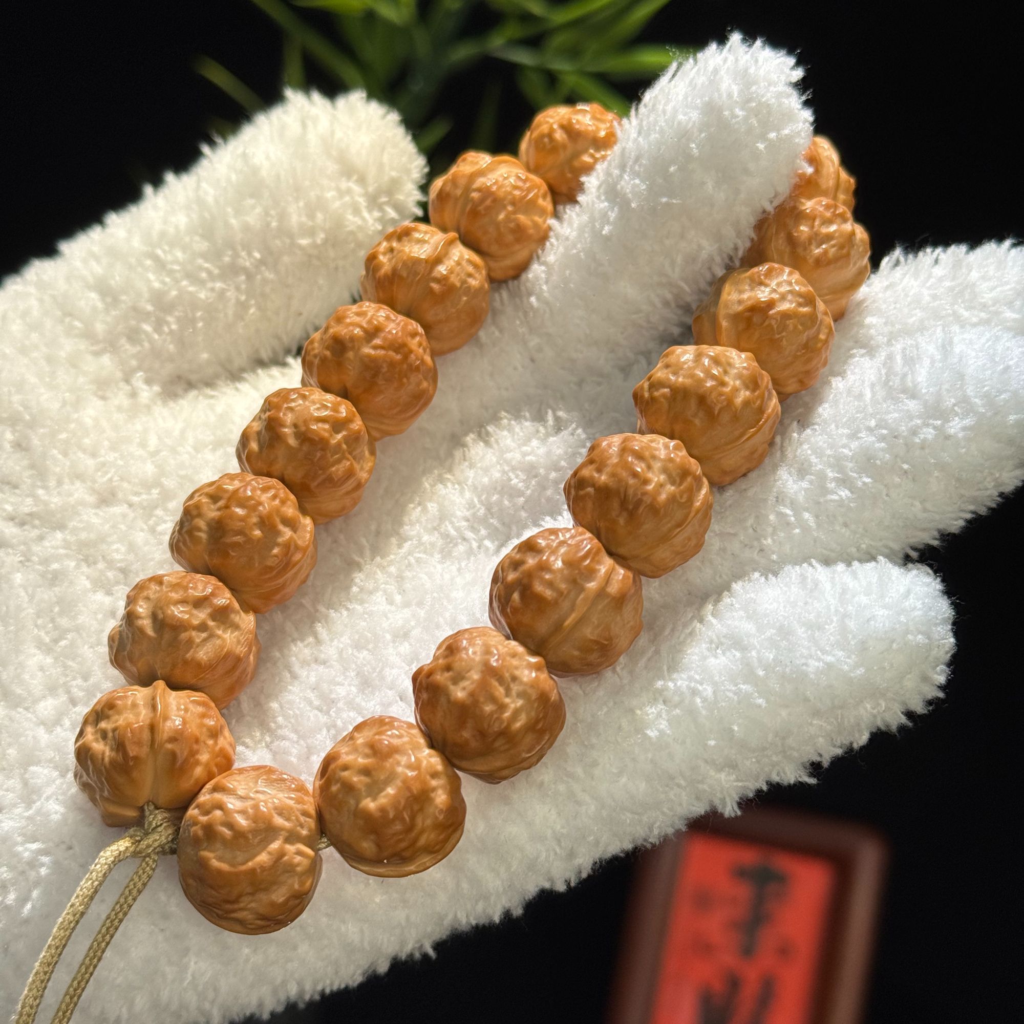 【正圆出品】大禅宗手持17+猴头手串 原皮原色（全品）