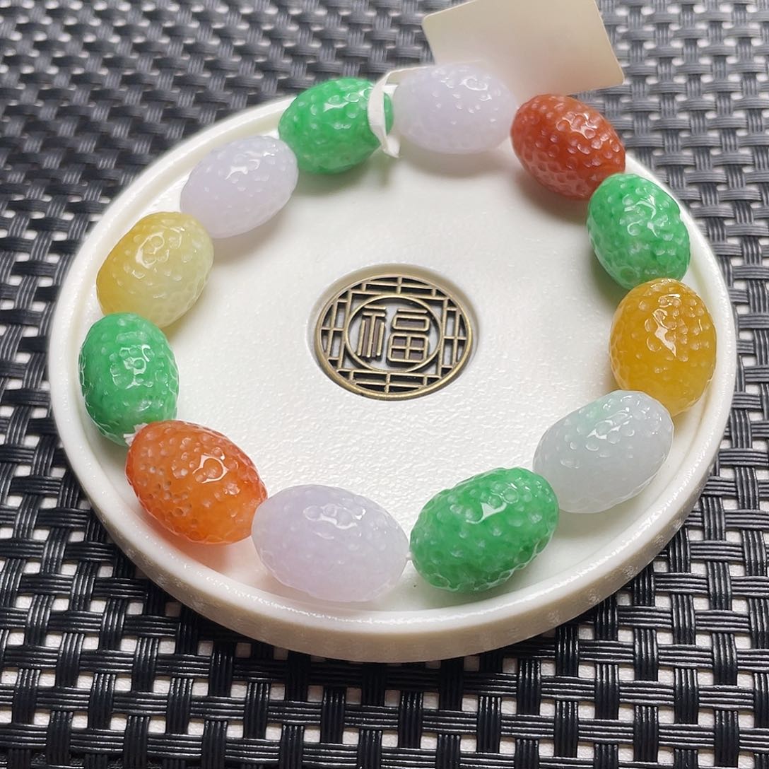 翡翠手链未镶嵌卡11.8