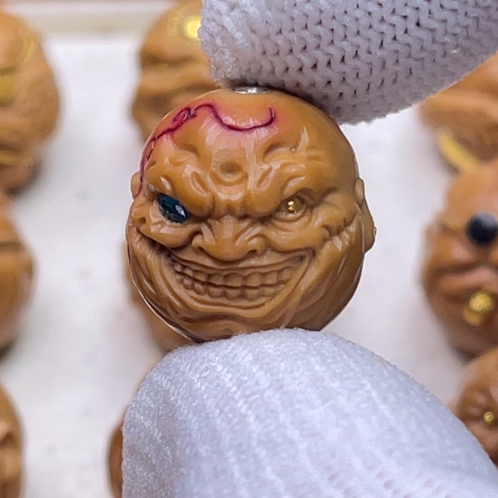 猴头核桃手串金花佛爷