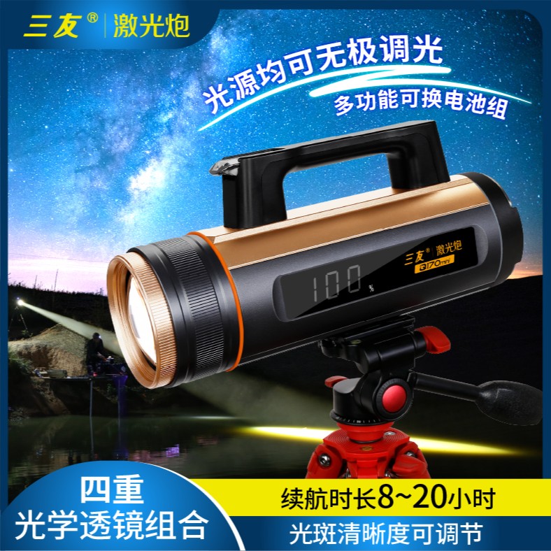 SEMYOO/三友Q170mini原点变光激光炮三友夜钓灯激光炮黑坑专用