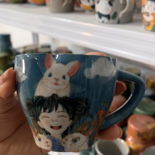 炉景德镇手工手绘釉下彩绘