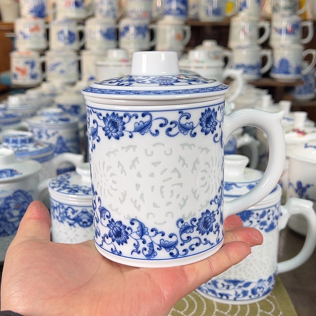 景德镇陶瓷高温陶瓷办公杯