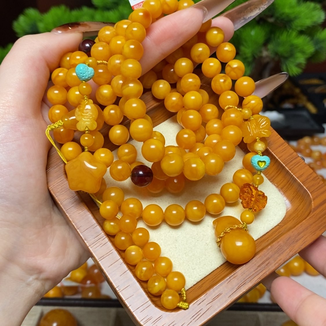 【闪购商品】蜜蜡颈饰未镶嵌项链