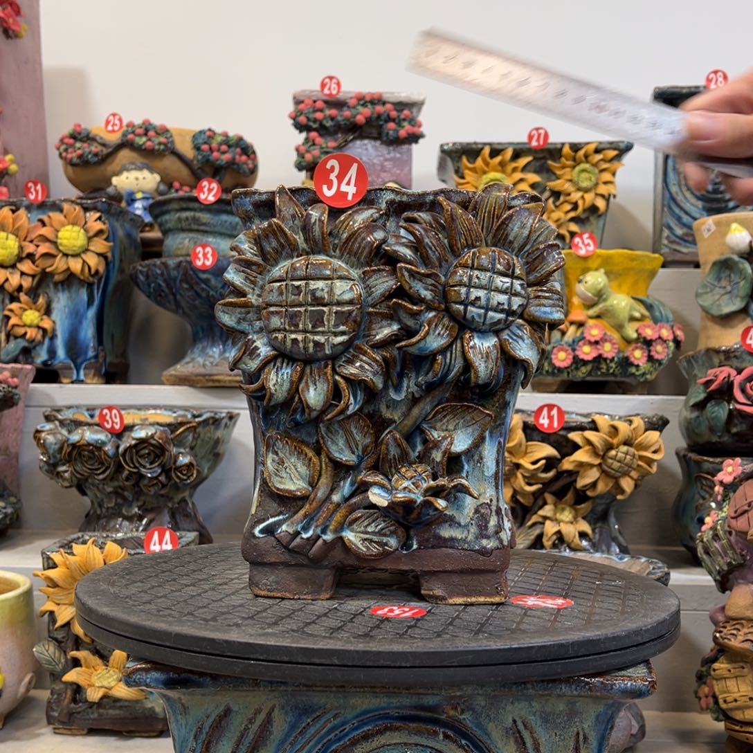 陶瓷34 号陶然花盆特价