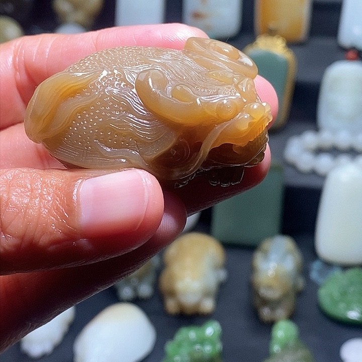 和田玉龙龟未镶嵌