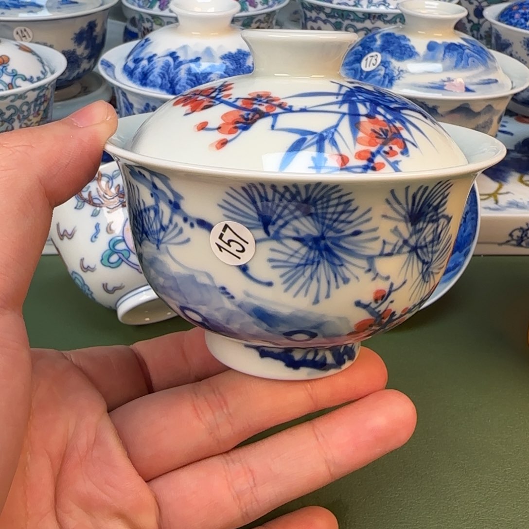 彦祖纯手工手绘茶具157