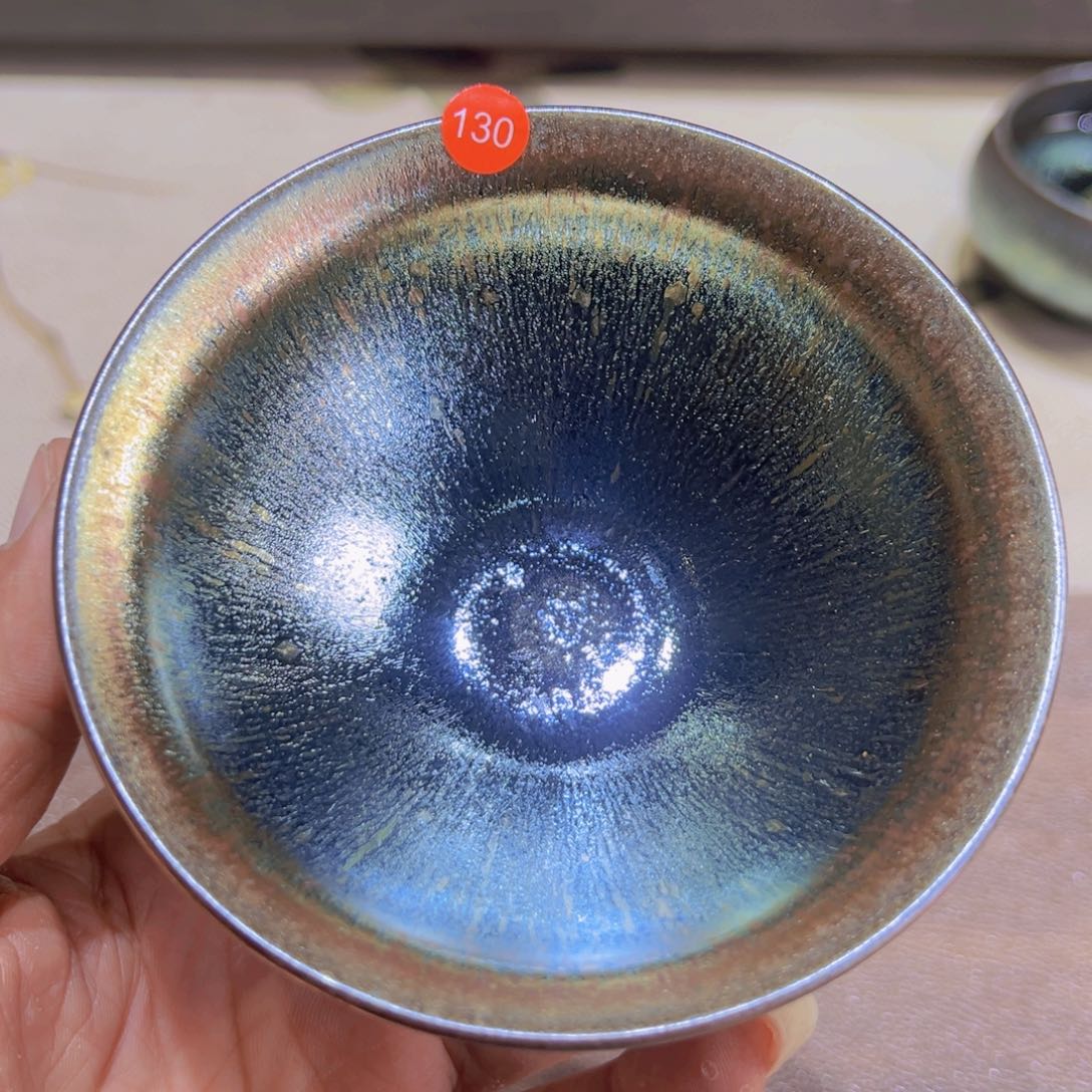 茶盏130 建窑建盏朱秋敏龙窑