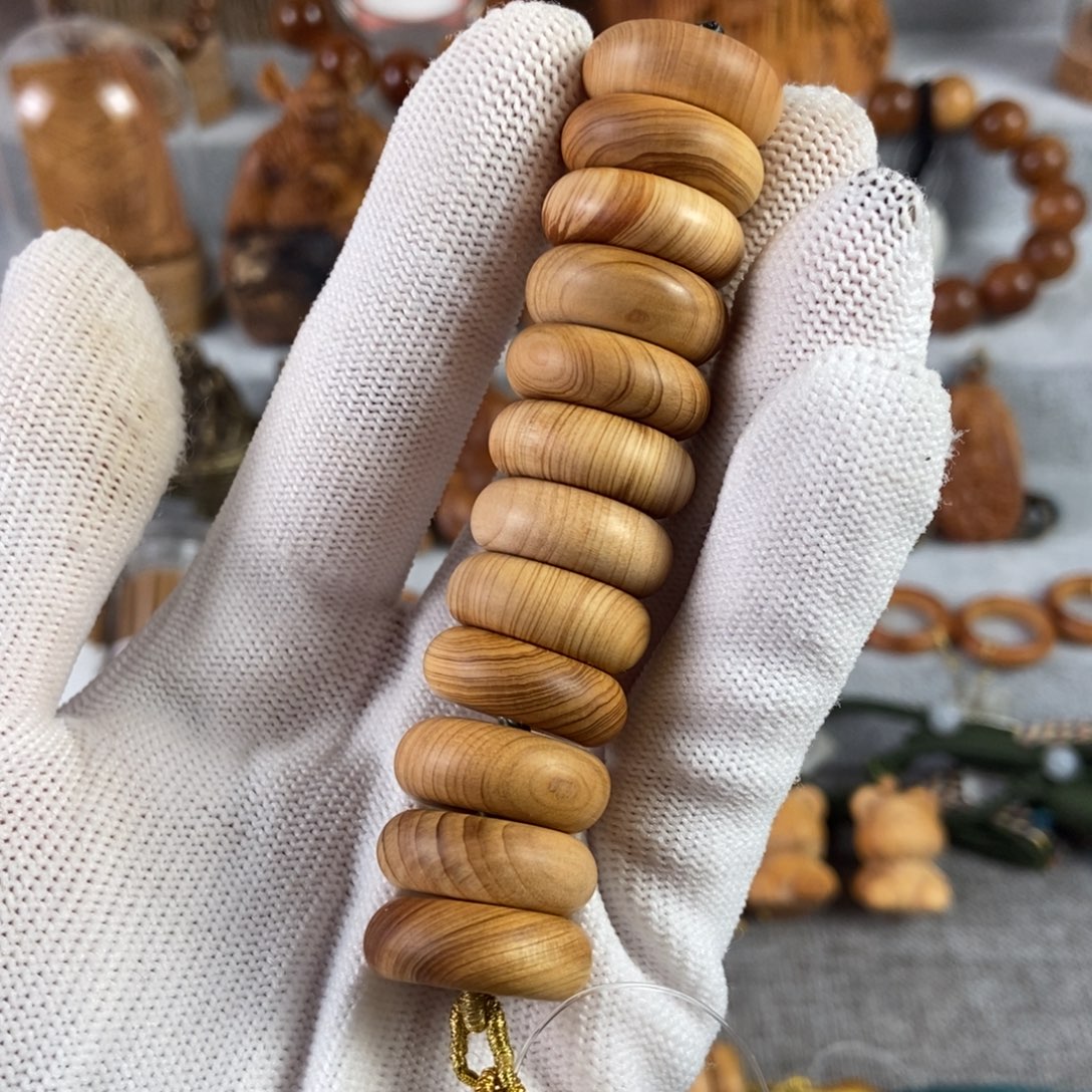 恐***丢柏木（崖柏）手串/手链北太行精打细算