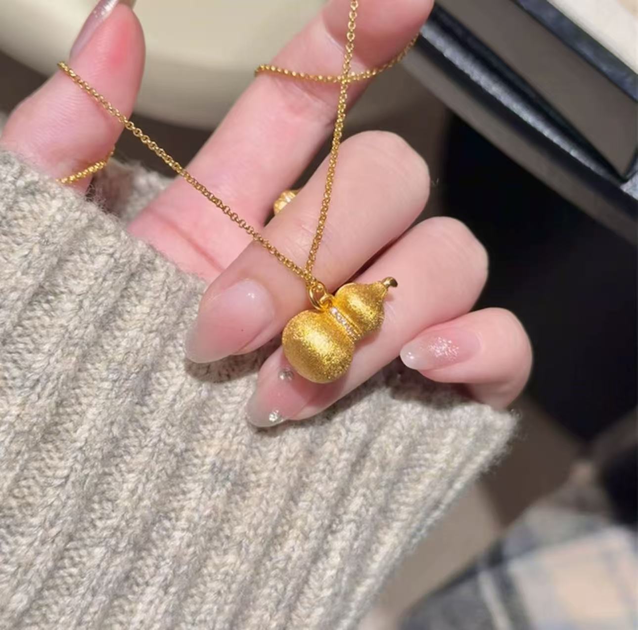 BY207 精品小葫芦项链