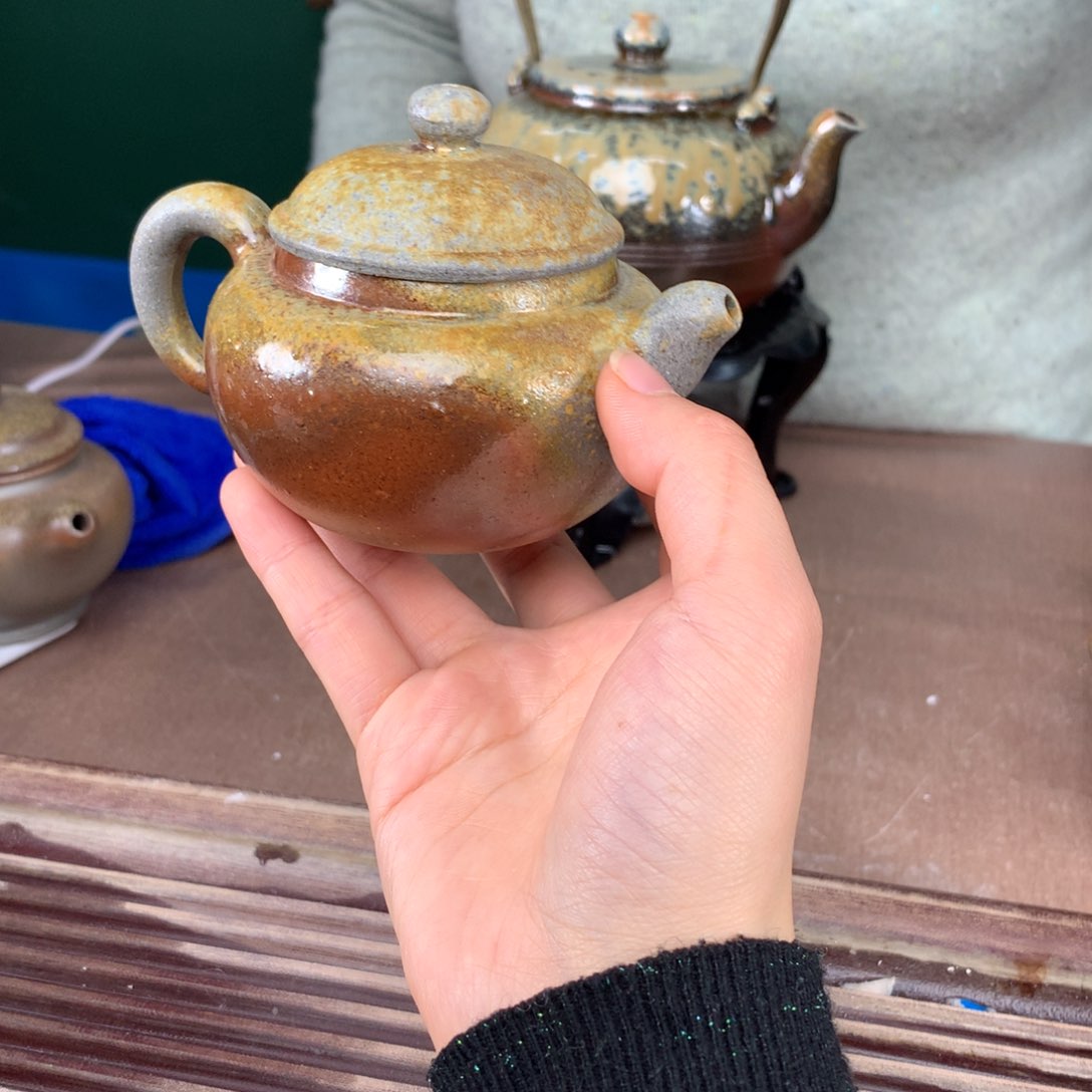 紫砂茶壶纯自然柴烧