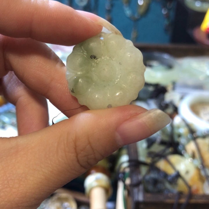 岫玉未镶嵌岫玉五帝钱手链