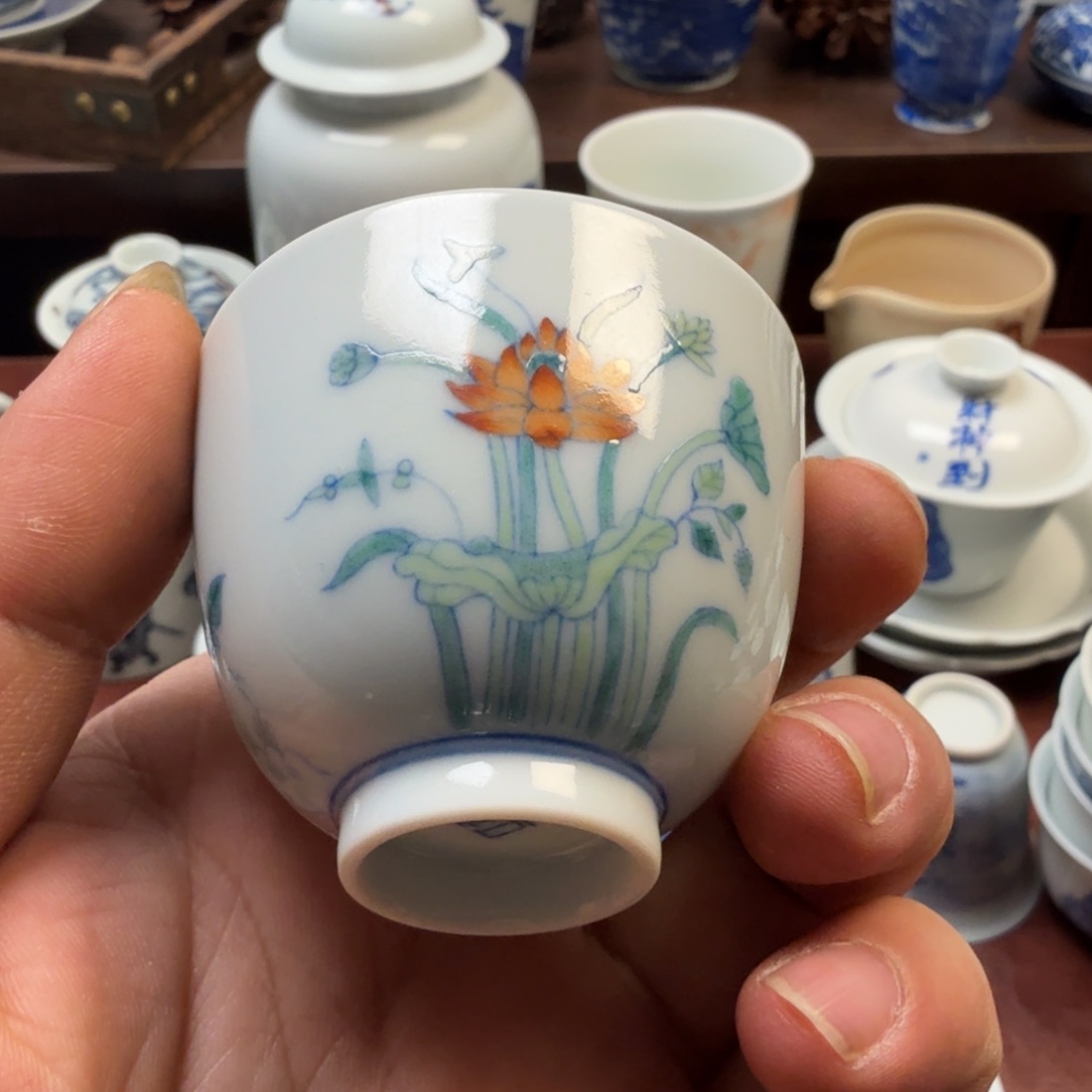 现代景德镇全手工全手绘茶器02