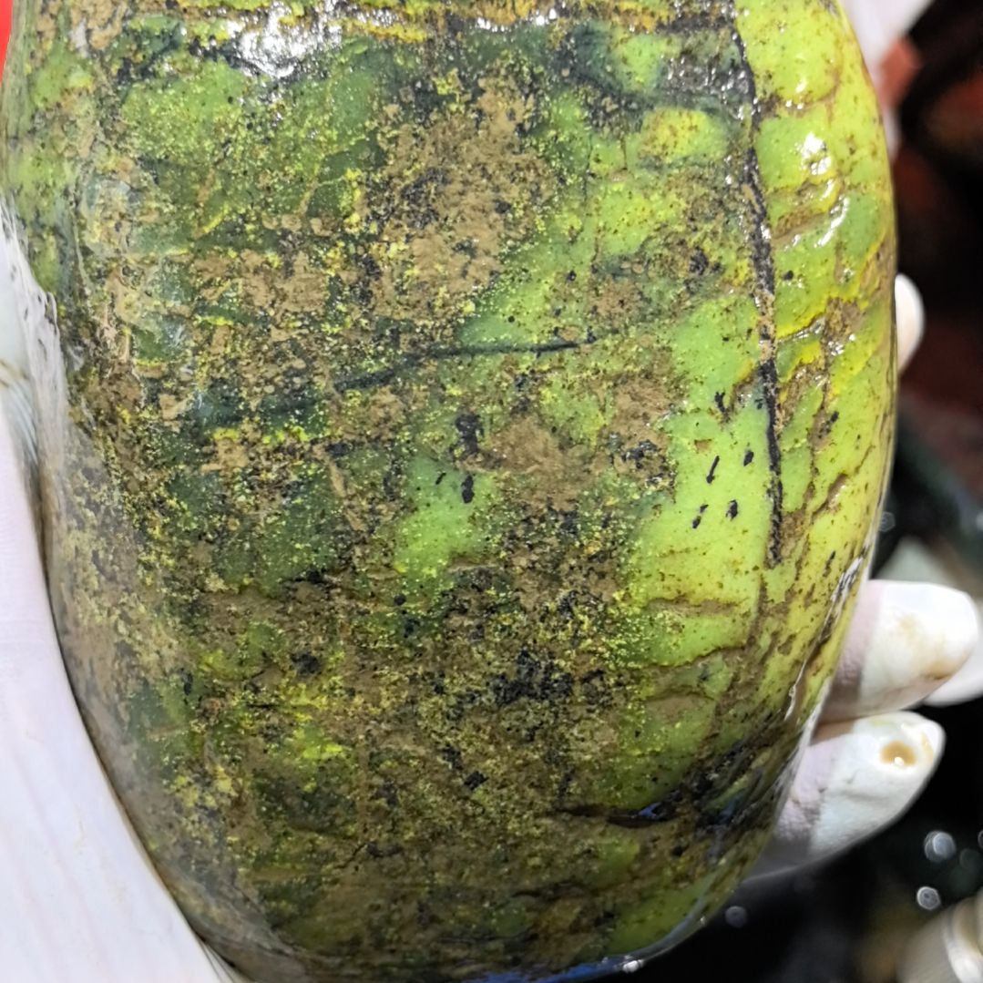 玄***刀藏玉药王石原石一个