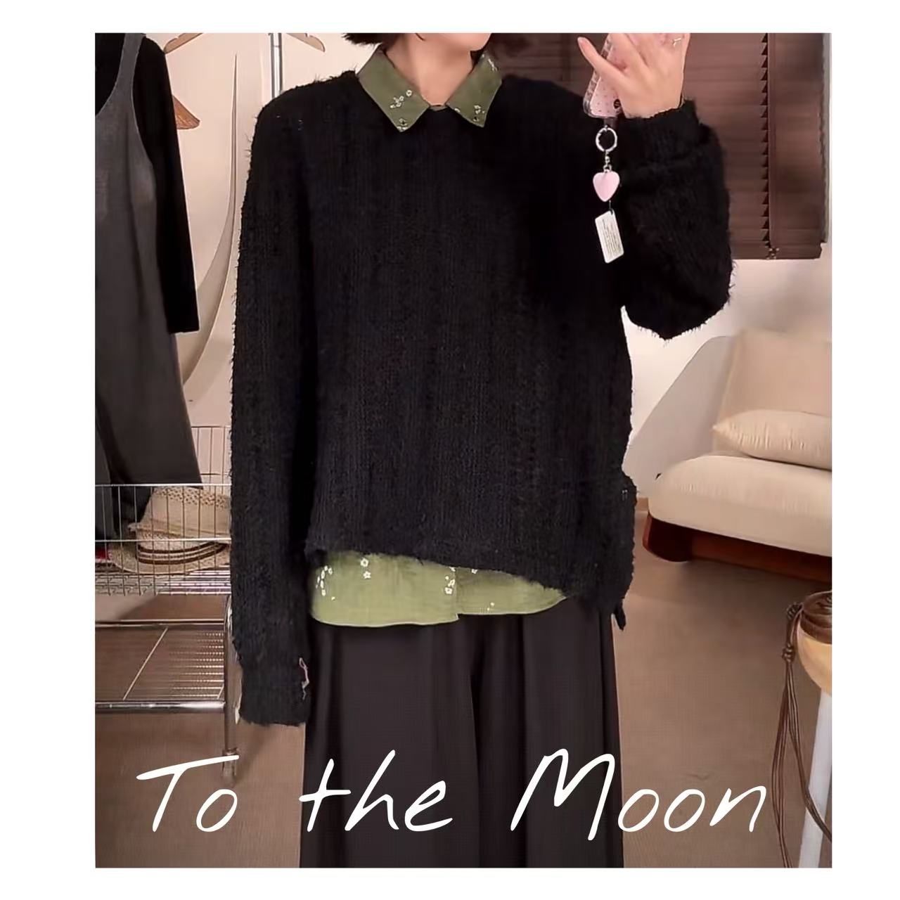 Zoe 原创【完美的不在场证明】显瘦针织毛衣休闲百搭时尚针织