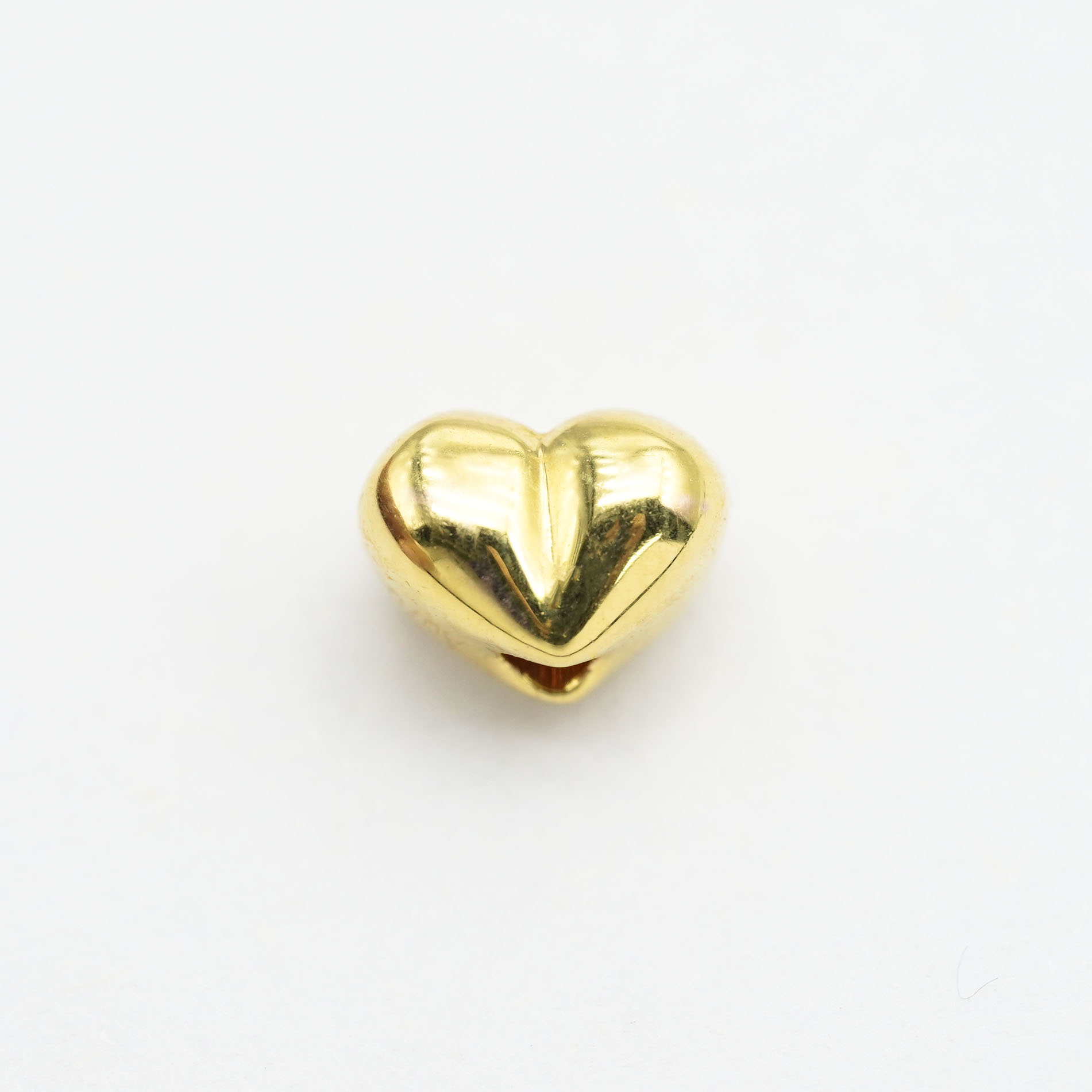 18k金屁桃爱心配件  约4.5mm*5.9mm【QL07205】
