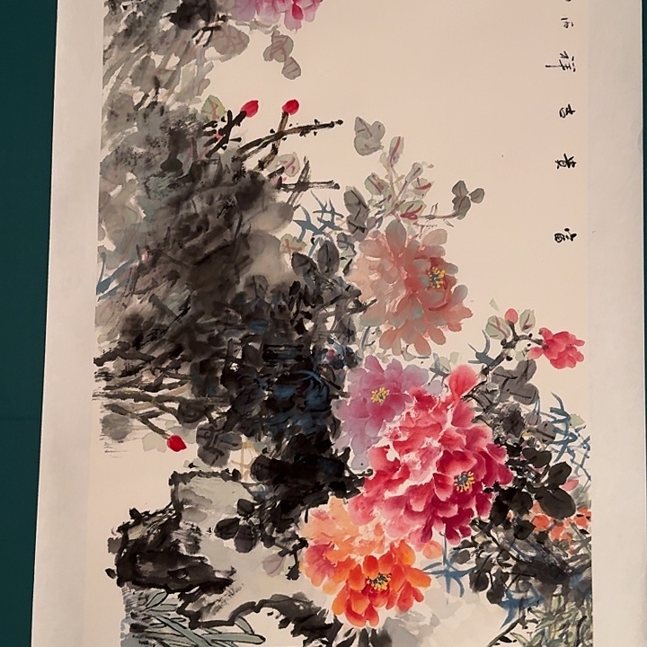 国画董老师作品画作