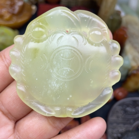蛇纹石玉未镶嵌颈饰21
